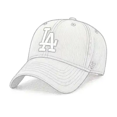 ’47 Clean Up Los Angeles Dodgers Ball Cap