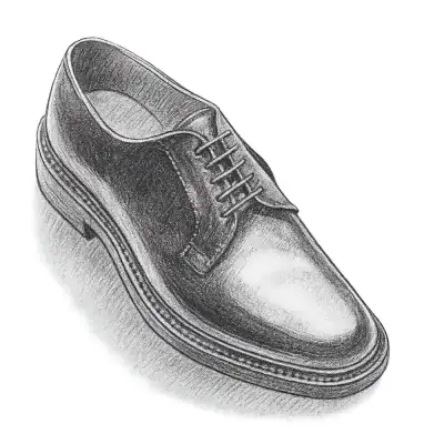 Alden 990 Plain Toe Blucher Shoes