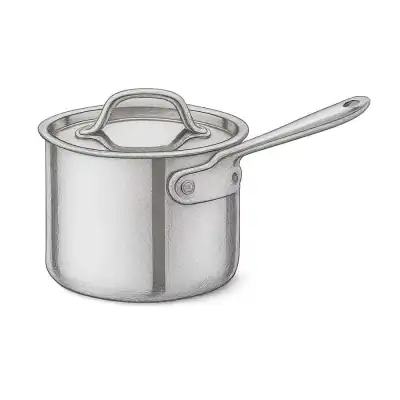 All-Clad D3 Stainless 3-Ply Sauce Pan, 2 Quart