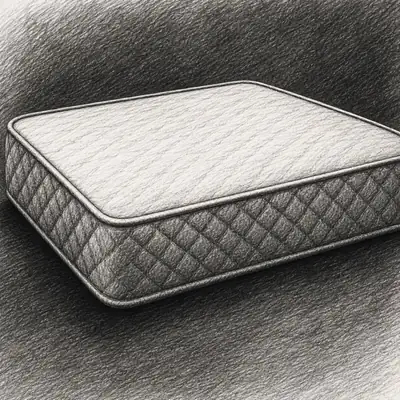 Allswell Luxe 12" Bed in a Box Hybrid Mattress (Queen Size)