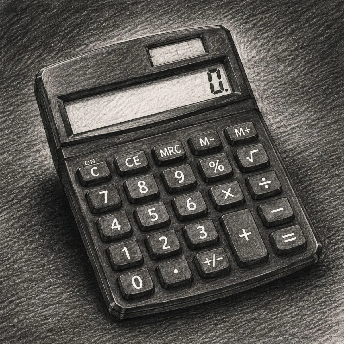 Amazon Basics LCD 8-Digit Desktop Calculator