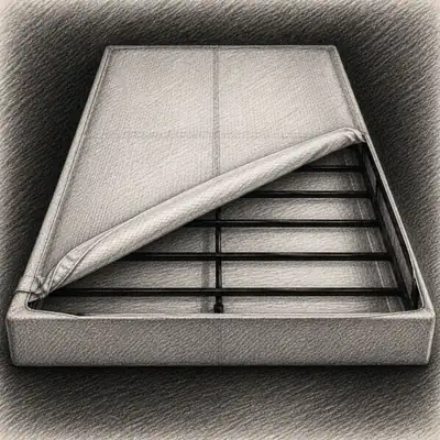 Amazon Basics Smart Box Spring Bed Base (Queen Size)