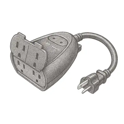 Amazon Basics Smart Outdoor Plug with 2 Controllable Outlets