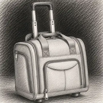 Amazon Basics Underseat Carry-On Rolling Travel Luggage Bag