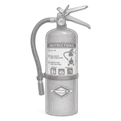 Amerex ABC Fire Extinguisher Model B402