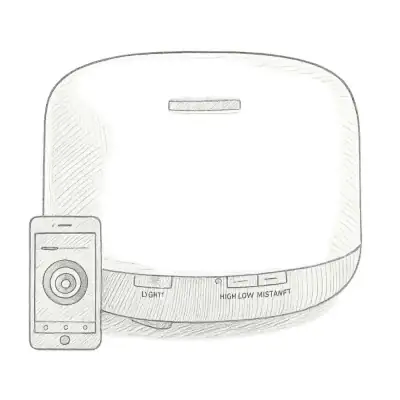 ASAKUKI Rock Smart Wi-Fi Essential Oil Diffuser