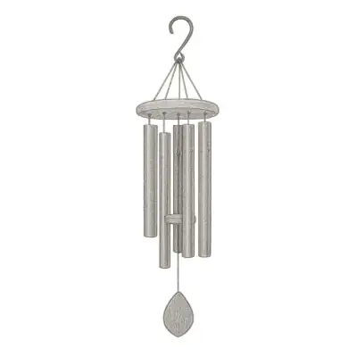 Astarin Disc Series Wind Chimes Wood (36")