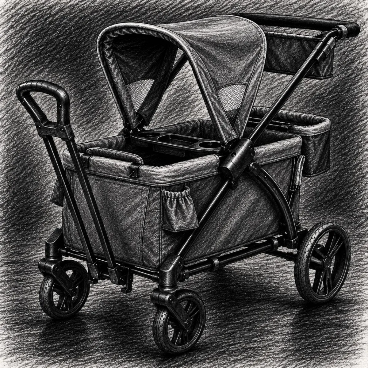 Baby Trend Expedition® 2-in-1 Stroller Wagon PLUS (Seating for 2)