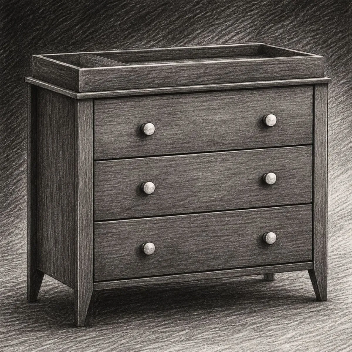 Babyletto Sprout 3-Drawer Changer Dresser with Removable Changing Tray