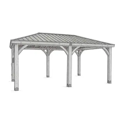 Backyard Discovery Barrington Gazebo/Carport (12' X 20')