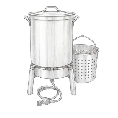 Bayou Classic 62-qt Stainless Cooker Kit