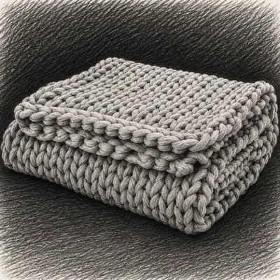 Bearaby Cotton Weighted Blanket (10 lbs)