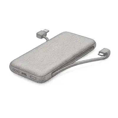 Belkin BoostCharge Plus Power Bank with Integrated Cables (10,000 mAh)