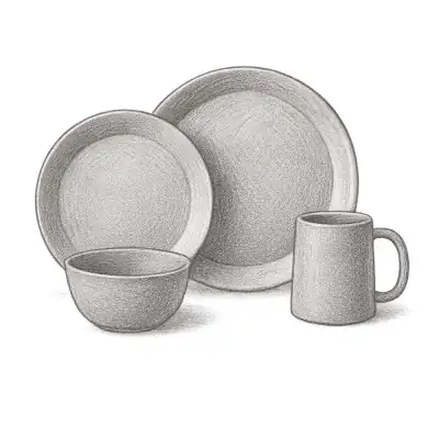 Bennington Potters Classic Dinnerware (1 Set of 4 Pieces)