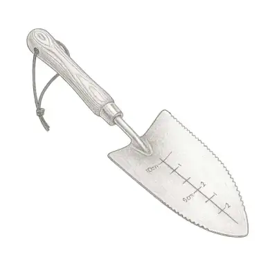 Berry&Bird Garden Trowel with Serrated Potting Edge