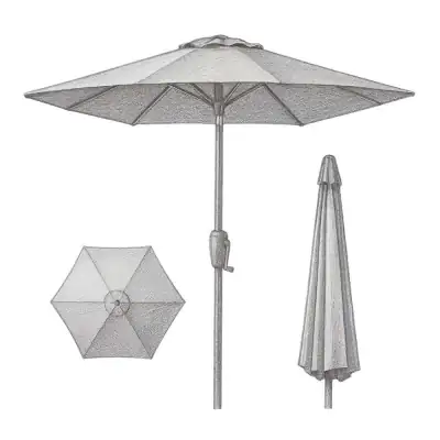 Best Choice Products Outdoor Market Umbrella w/ Push Button Tilt