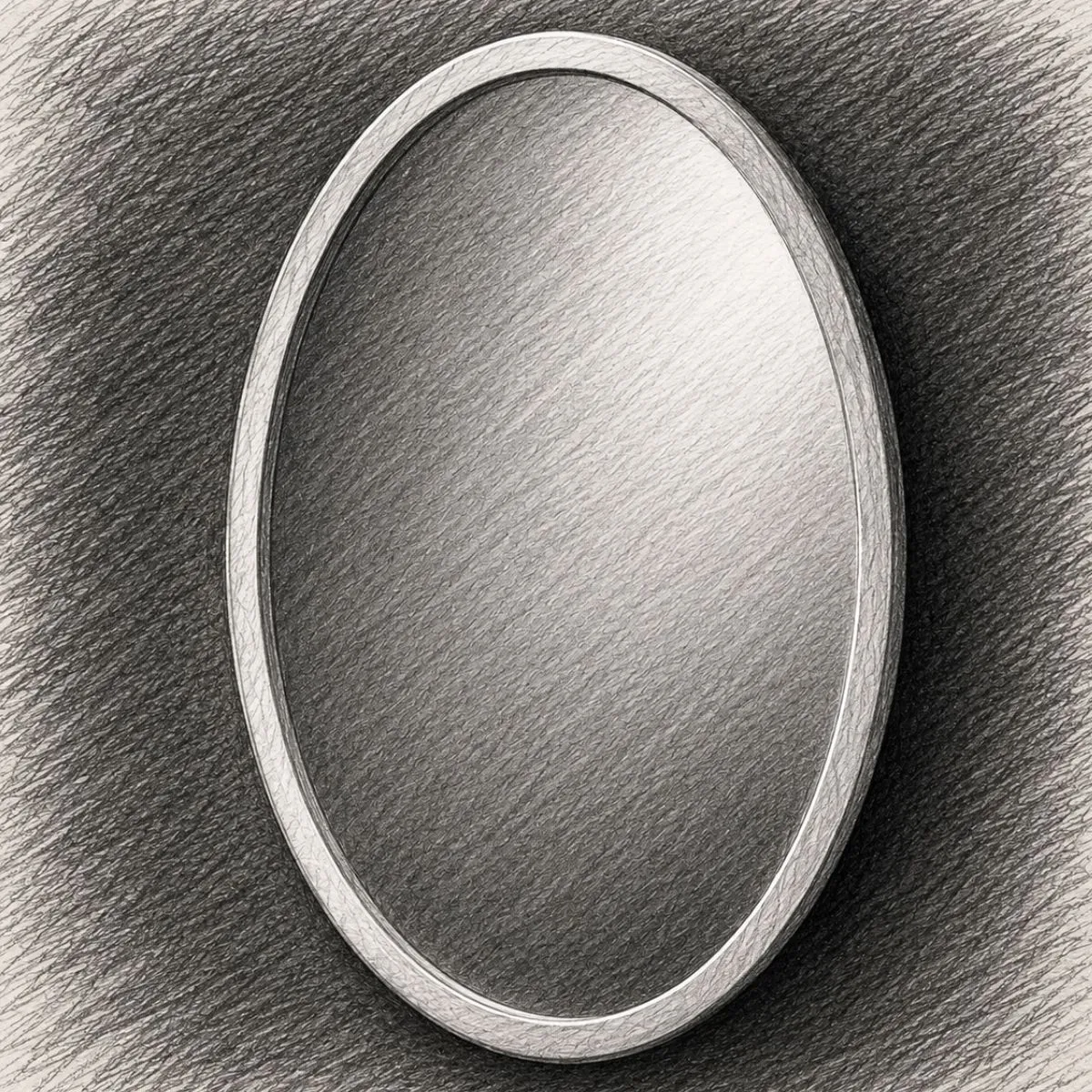 Better Bevel Frameless Beveled Oval Mirror