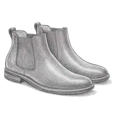 Bruno Marc Men's Vegan Leather Dress Chelsea Boots