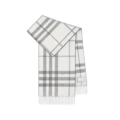 Burberry Check Cashmere Scarf