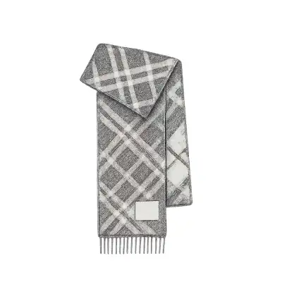 Burberry Check Wool Scarf