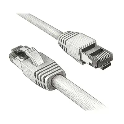 Cables Direct CAT8 Network Cable Ethernet Patch Cord (25')