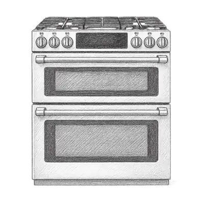 Café™ 30" Dual-Fuel Smart Slide-In Double-Oven Range