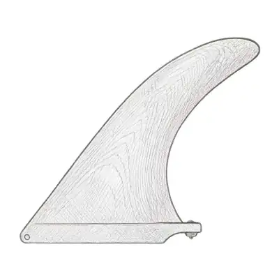 Captain Fin CF Raked Longboard Center Fins