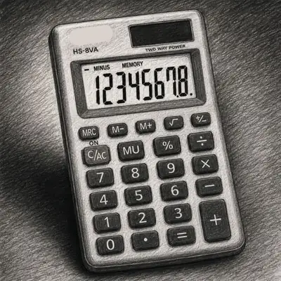 Casio HS-8VA Practical Calculator
