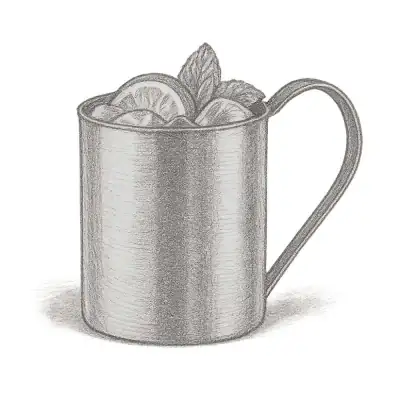 Crate and Barrel Moscow Mule 16 oz Copper (Single Mug)