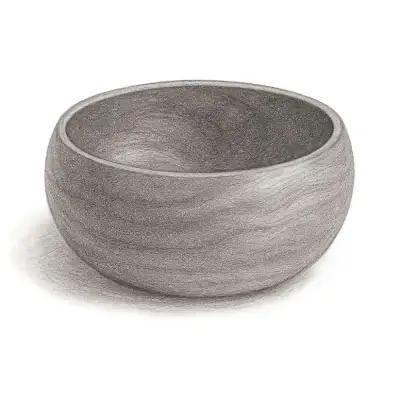 Crate and Barrel Tondo Acacia Bowl 10.5"