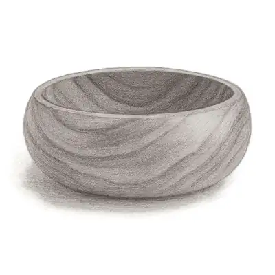 Crate and Barrel Tondo Acacia Bowl 14"