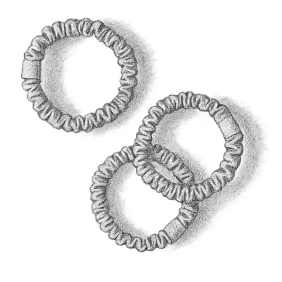 Crown Affair The No. 001 Scrunchies (Pack of 3)