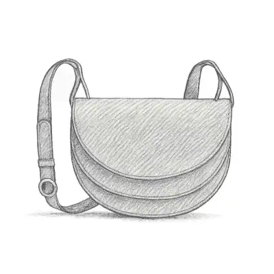 Cuyana Double Moon Saddle Crossbody Bag