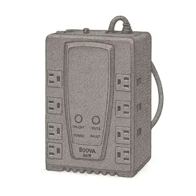 CyberPower AVR UPS System 800VA 450W (8 Outlets)