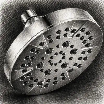 Delta Faucet 6-Setting Chrome Shower Head (1.75 GPM)