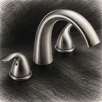 Delta Faucet Classic Two-Handle Widespread Roman Tub Faucet