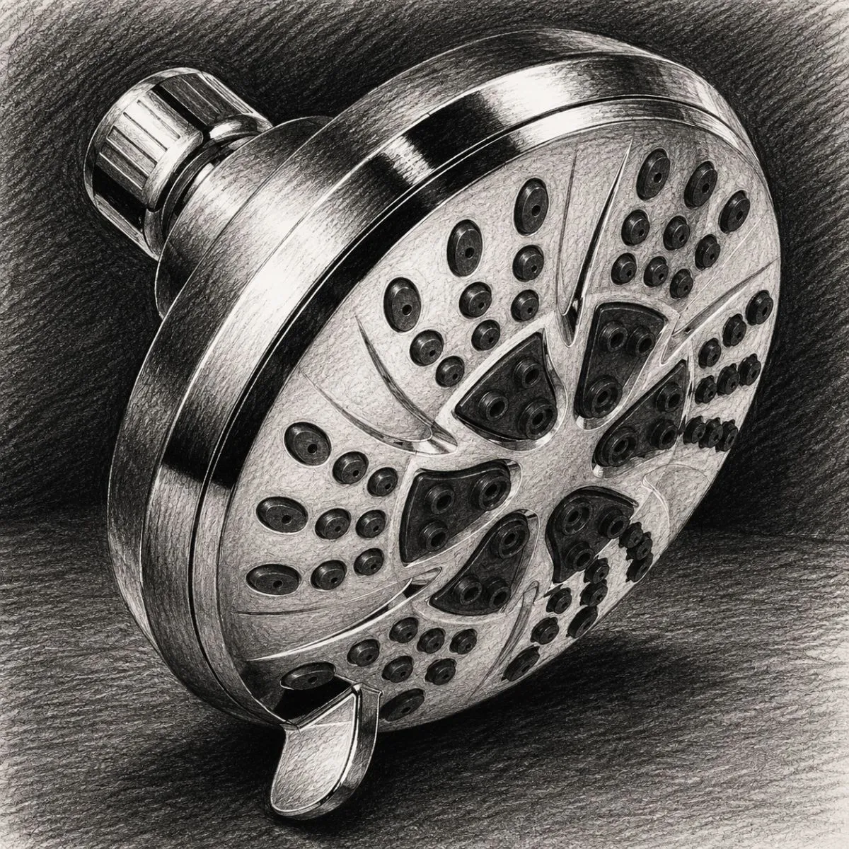 Delta Faucet Delta Chrome Round Fixed Shower Head (2.5 GPM)