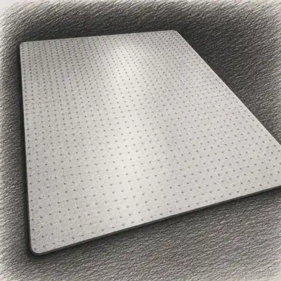Dimex Clear Rectangle Office Chair Mat (46" x 60")