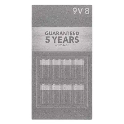 Duracell 9V Alkaline Batteries (Pack of 8)