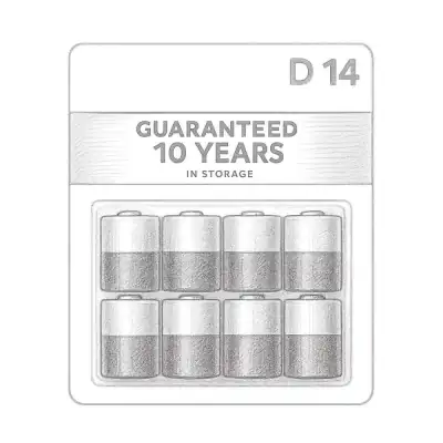 Duracell D Alkaline Batteries (Pack of 14)