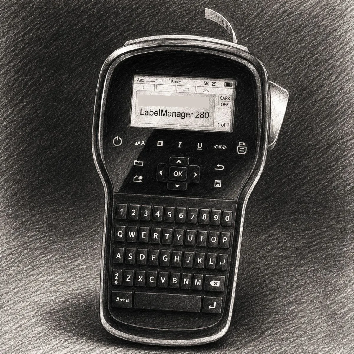 DYMO LabelManager 280 Rechargeable Portable Label Maker