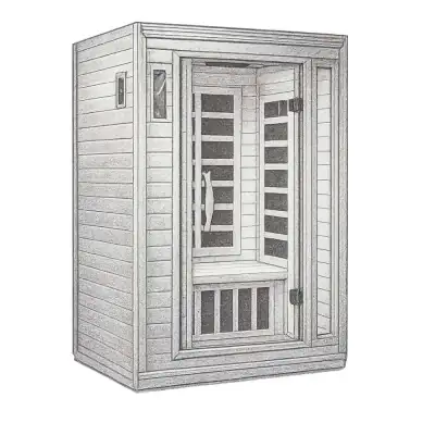 Dynamic Saunas San Marino 2 Person Infrared Sauna