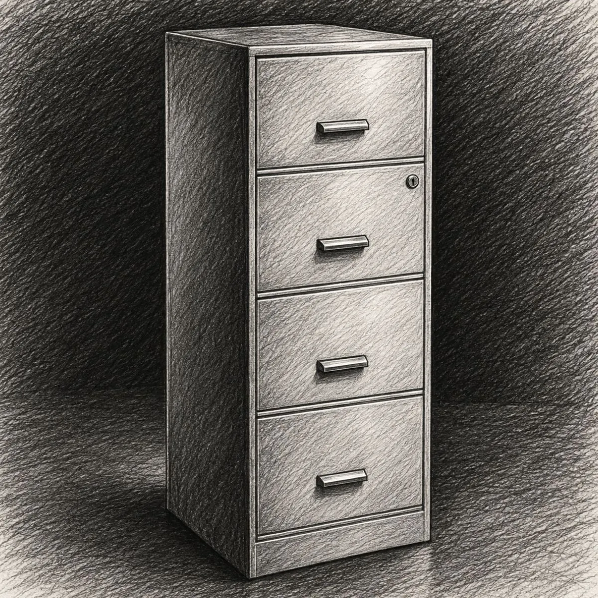 Ebern Designs Cavitt Wide 4-Drawer Steel File Cabinet