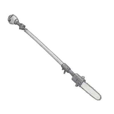 ECHO eFORCE Bar 56V X Series Cordless Battery Power Pole Saw (10")