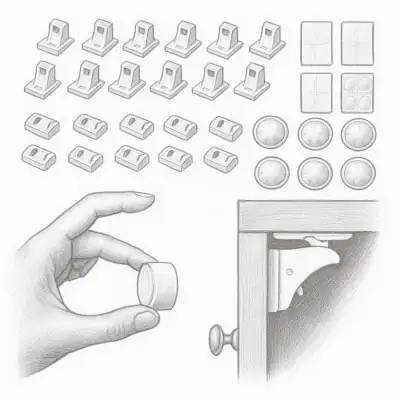 Eco-Baby Magnetic Cabinet Locks for Babies (12 Locks and 2 Keys)