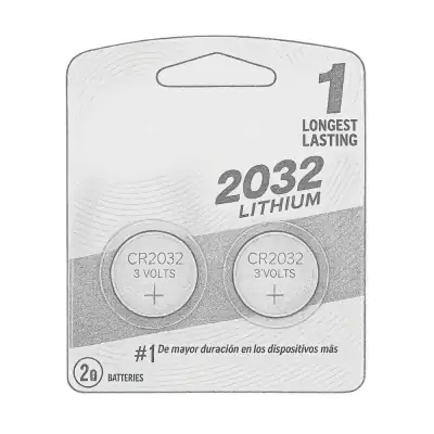 Energizer CR2032 Lithium Batteries (Pack of 2)