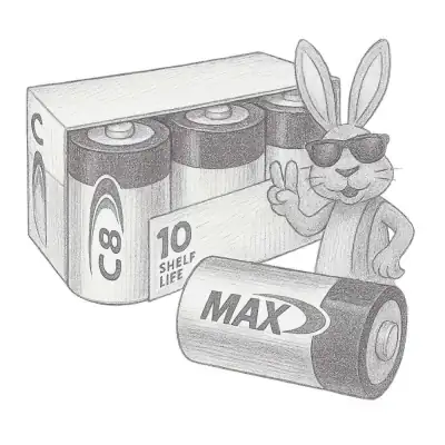 Energizer MAX Premium Alkaline C Cell Batteries (Pack of 8)