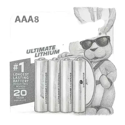 Energizer Ultimate AAA Batteries Lithium (Pack of 8)