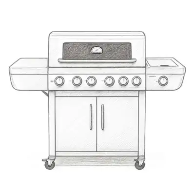 Even Embers Gas 6-Burner Grill