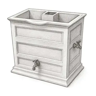 Good Ideas Savannah Elevated Garden Rain Saver (42 Gallon)